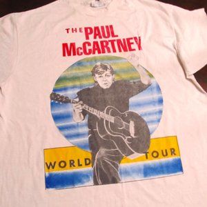 Paul McCartney Souvenir Concert T Shirt From the 1989 World Tour